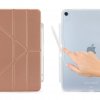 iPad 10.9 Kotelo Origami No3 Pencil Case Ruusukulta