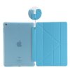 iPad 9.7 Kotelo PU-nahka Origami Telineellä Sininen
