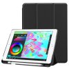 iPad 9.7 Taitettava Smart Kotelo Telineellä Kynätila Musta