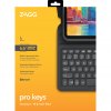 iPad Air 10.9 2020/2022 Kotelo Pro Keys Musta Harmaa