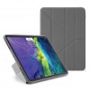 iPad Air 10.9 2020/2022 Kotelo Origami Tuumaaman harmaa