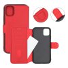 iPhone 11 Kotelo Ulostaitettava Korttikotelo Punainen