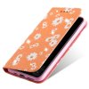 iPhone 11 Pro Kotelo Kimallus Kukkakuvio Oranssi