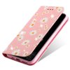 iPhone 11 Pro Kotelo Kimallus Kukkakuvio Vaaleanpunainen
