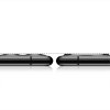 iPhone 11 Pro/Pro Max Kameran linssinsuojus Härdat Lasi Metalli Musta