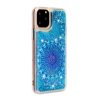 iPhone 11 Pro Kuori Kimallus Aihe Sininen Kukka
