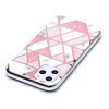 iPhone 11 Pro Kuori Marmori Valkoinen Vaaleanpunainen