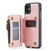 iPhone 11 Kuori C20 Korttitaskulla Kuviollisella Vaaleanpunainen