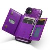 iPhone 11 Kuori M3 Series Irrotettava Korttipidike Violetti
