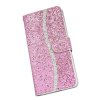 iPhone 12/iPhone 12 Pro Kotelo Glitter Stripe Ruusukulta
