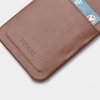 iPhone 12/iPhone 12 Pro Kuori Leather Backcover Ruskea
