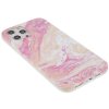 iPhone 12/iPhone 12 Pro Kuori Marmori Vaaleanpunainen