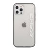 iPhone 12/iPhone 12 Pro Kuori Metallic Musta Läpinäkyvä