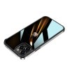 iPhone 12/iPhone 12 Pro Suojakuori Läpinäkyvä takaosa Hopea