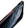 iPhone 12/iPhone 12 Pro Suojakuori Läpinäkyvä takaosa Iskunkestävä Punainen