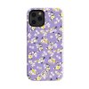 iPhone 12/iPhone 12 Pro Suojakuori Flower Series Violetti/Keltainen Kukat