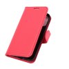 iPhone 12 Mini Fodral Litchi Röd