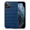 iPhone 12 Mini Suojakuori Krokotiilikuvio Sininen