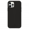 iPhone 12 Pro Max Kuori Back Cover Snap Luxe Leather Musta
