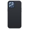 iPhone 12 Pro Max Kuori Liquid Silica Gel Magnetic Musta