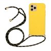 iPhone 12 Mini Suojakuori Hihnalla Keltainen