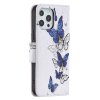 iPhone 13 Pro Fodral Motiv Blåa och Vita fjärilar