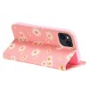 iPhone 13 Mini Kotelo Kimalle kukkakuvio Vaaleanpunainen