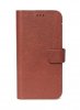 iPhone 13 Mini Kotelo Leather Detachable Wallet Chocolate Brown