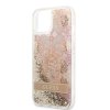 iPhone 13 Mini Kuori Liquid Glitter Paisley Pattern Kulta