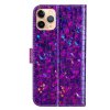 iPhone 13 Pro Kotelo Krokotiilikuvio Glitter Violetti