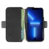 iPhone 13 Pro Kotelo Leather PhoneWallet Musta