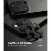 iPhone 13 Pro/iPhone 13 Pro Max Kameran linssinsuojus Camera Styling Musta