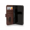 iPhone 13 Pro Max Kotelo Leather Detachable Wallet Chocolate Brown