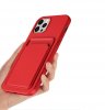 iPhone 13 Pro Max Kuori Korttipidike Punainen