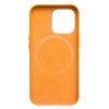iPhone 13 Pro Max Kuori Aito Nahka MagSafe Oranssi