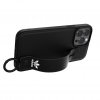 iPhone 13 Pro Max Kuori Hand Strap Case Musta