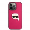 iPhone 13 Pro Max Kuori Metal Logo Vaaleanpunainen