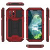 iPhone 13 Pro Max Kuori Metalli iskunkestävä Punainen