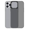 iPhone 13 Pro Max Kuori Simple Series Läpinäkyvä Musta