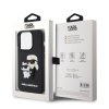 iPhone 13 Pro Kuori 3D Rubber Karl & Choupette Musta