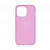 iPhone 13 Pro Kuori Protective Clear Case Glitter Vaaleanpunainen