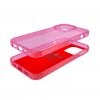 iPhone 13 Pro Kuori Protective Clear Case Glitter Vaaleanpunainen