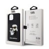 iPhone 13 Kuori 3D Rubber Karl & Choupette Musta