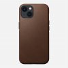 iPhone 13 Kuori Modern Leather Case Rustic Brown