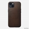 iPhone 13 Kuori Modern Leather Case Rustic Brown