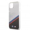 iPhone 13 Kuori Tricolor Stripe Läpinäkyvä Musta