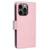 iPhone 14 Kotelo Neljäkäskuvio Vaaleanpunainen