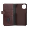 iPhone 14 Plus Kotelo 2-in-1 Detachable Wallet Ruskea