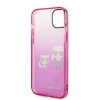 iPhone 14 Plus Kuori Karl & Choupette Gradient Vaaleanpunainen