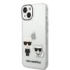iPhone 14 Plus Kuori Karl & Choupette Gradient Valkoinen